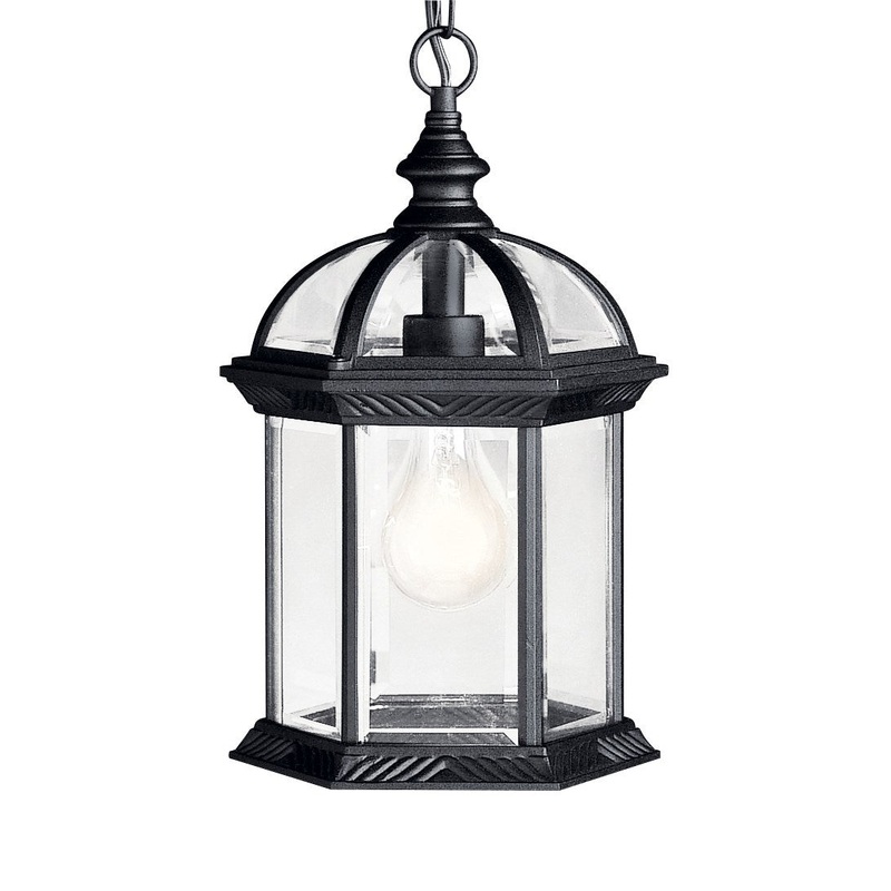 Barrie LED Outdoor Pendant in Black