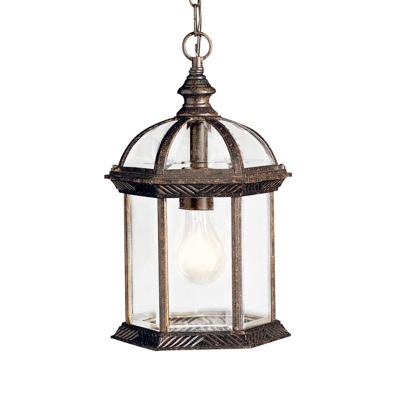 Barrie LED Outdoor Pendant in Tannery Bronze