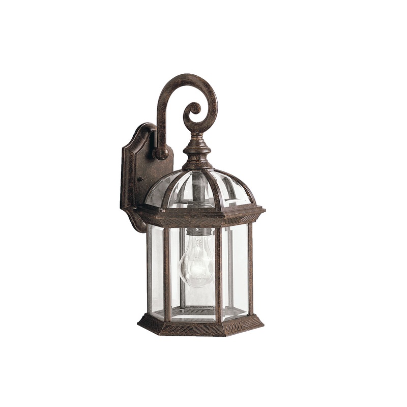 Barrie One Light Outdoor Wall Mount in Tannery Bronze