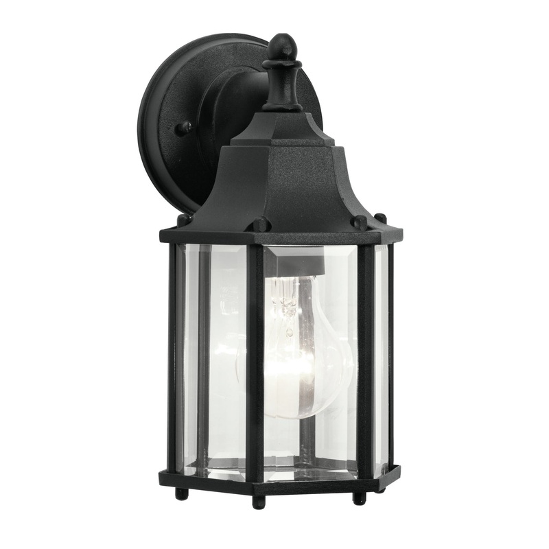 Chesapeake One Light Outdoor Wall Mount in Black