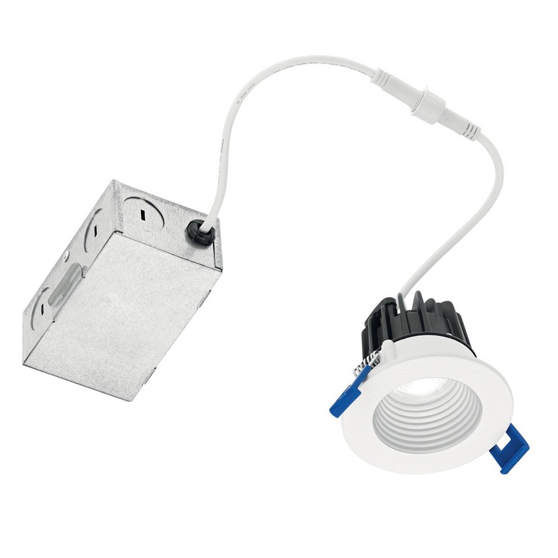 Direct To Ceiling Mini LED Recessed Downlight in Textured White