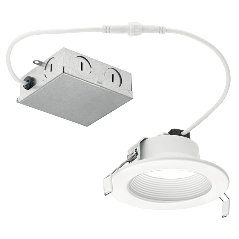 Direct To Ceiling Recessed LED Recessed Downlight in Textured White