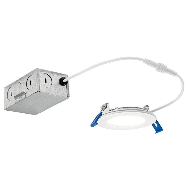 Direct To Ceiling Slim LED Slim Downlight in Textured White