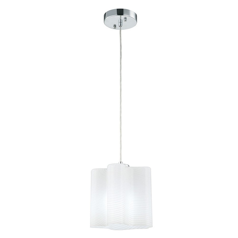 Carys One Light Pendant in Polished Chrome