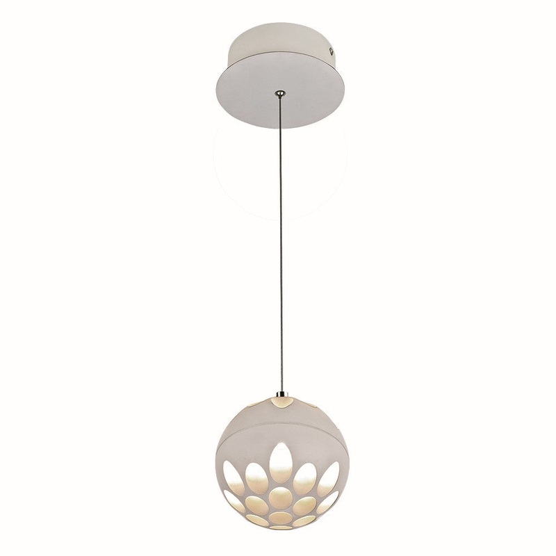 Cento LED Pendant in Matte White