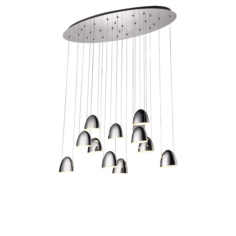 Cento LED Pendant in Polished Chrome