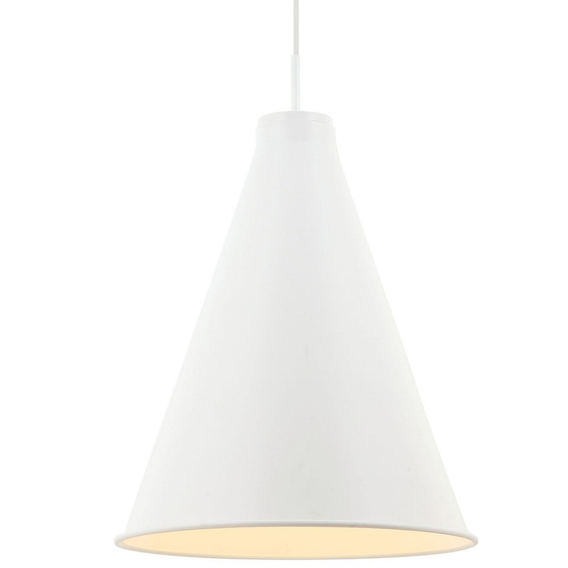 Kona One Light Pendant in Matte White