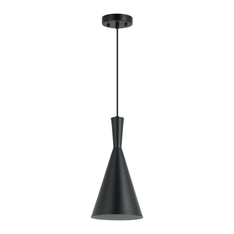 Mantua One Light Pendant in Matte Black