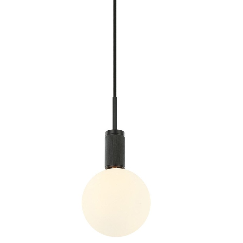 Martelli One Light Mini Pendant in Matte Black