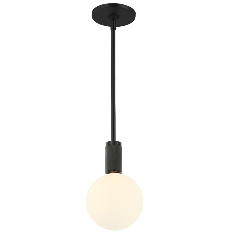 Martelli One Light Pendant in Matte Black