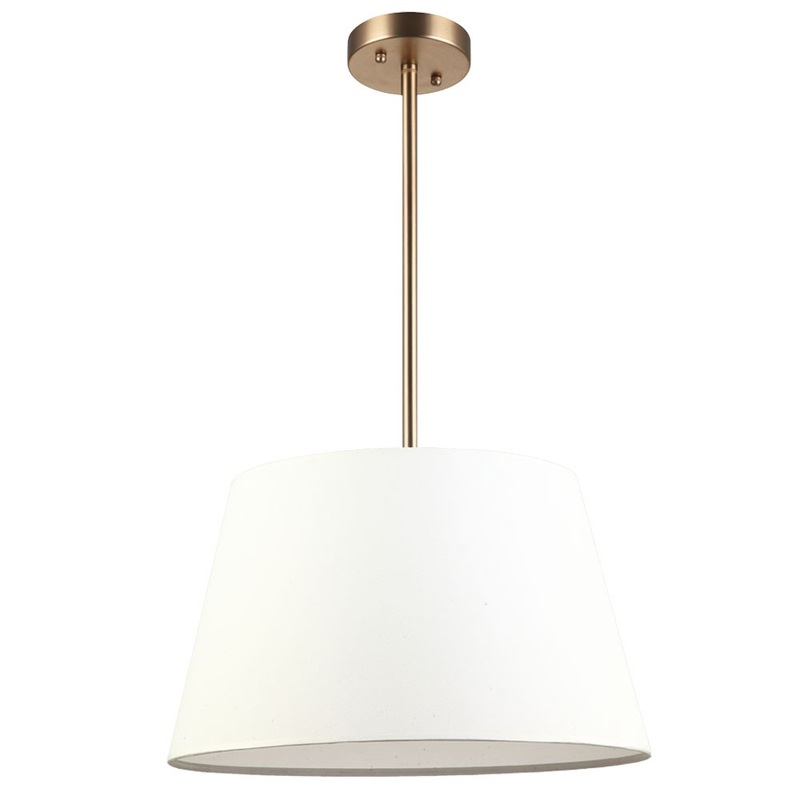 Mikado Three Light Pendant in Aged Brass
