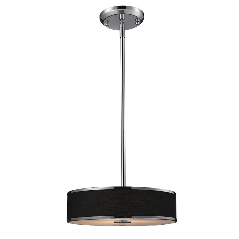 Modena Three Light Pendant in Polished Chrome
