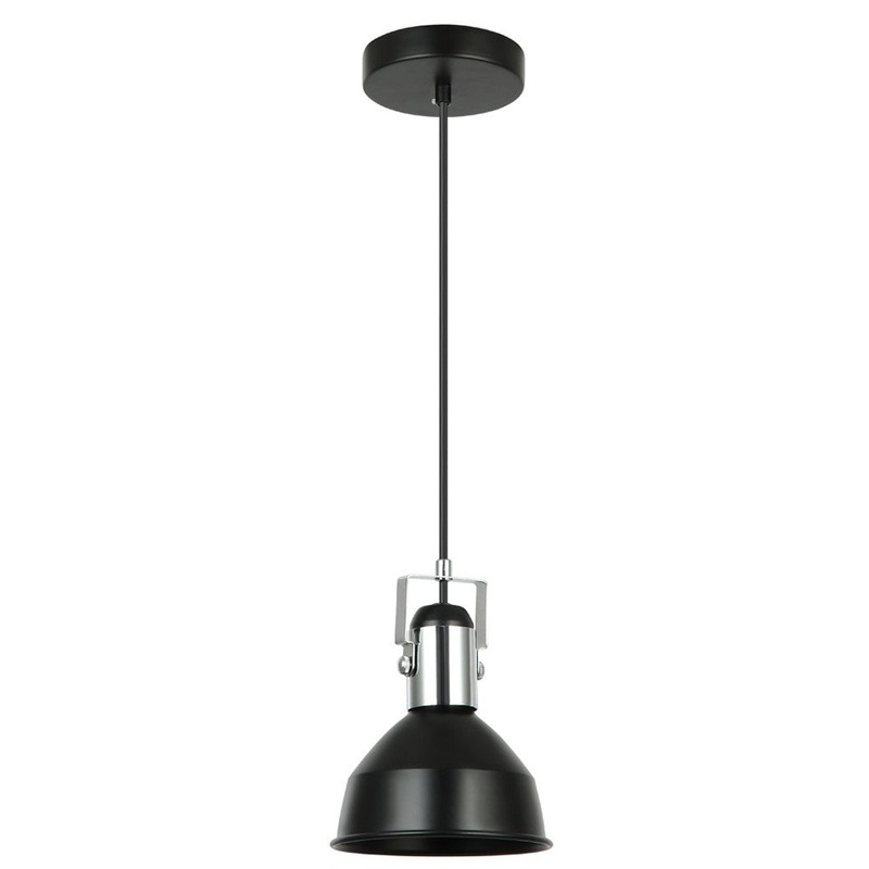 Mondale One Light Pendant in Matte Black