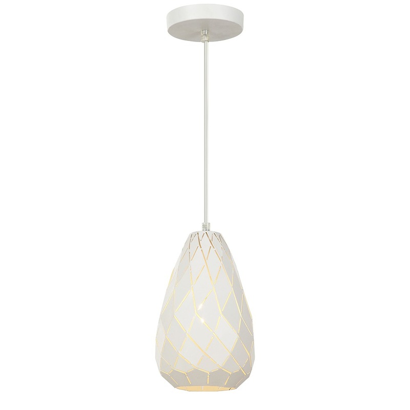 Otranto One Light Pendant in Matte White