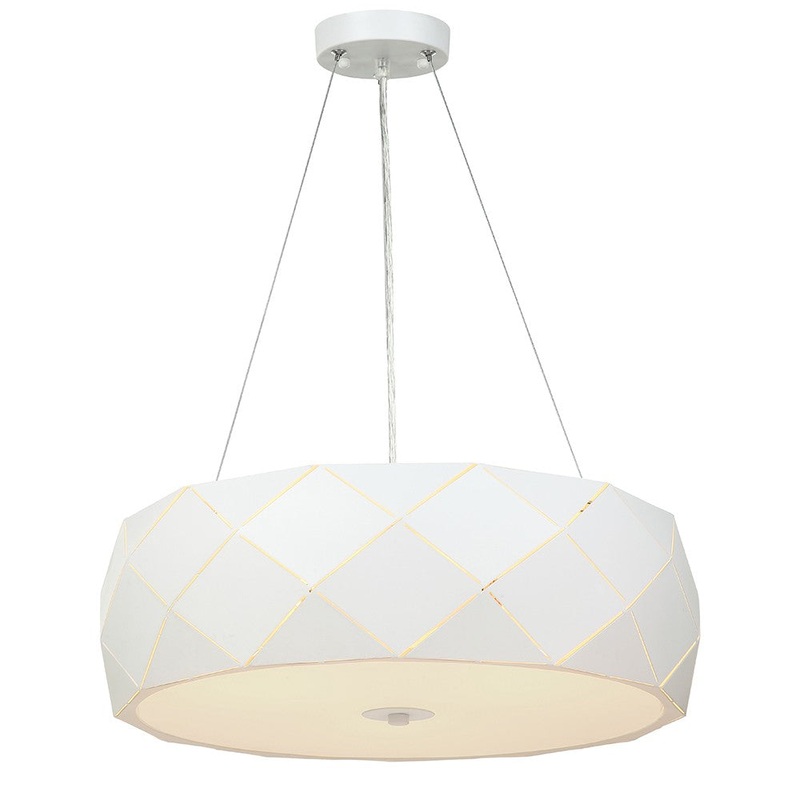 Otranto Three Light Pendant in Matte White