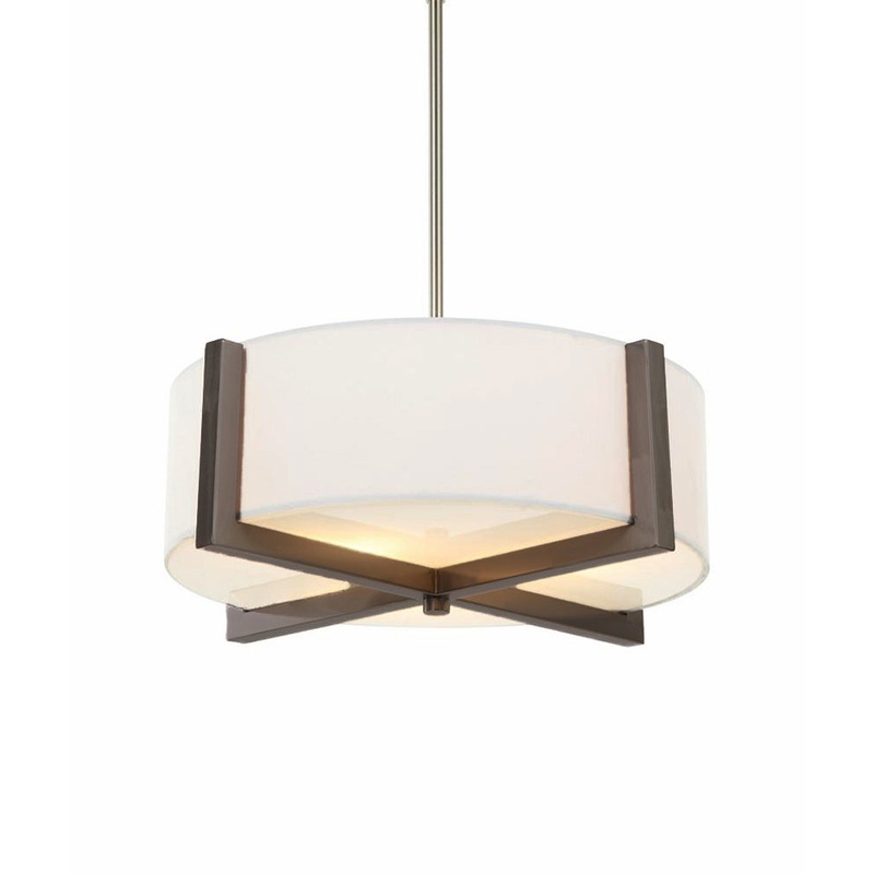 Riley Three Light Pendant in ORB