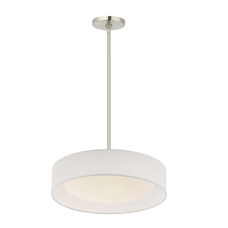 Selkirk Two Light Pendant in Satin Nickel