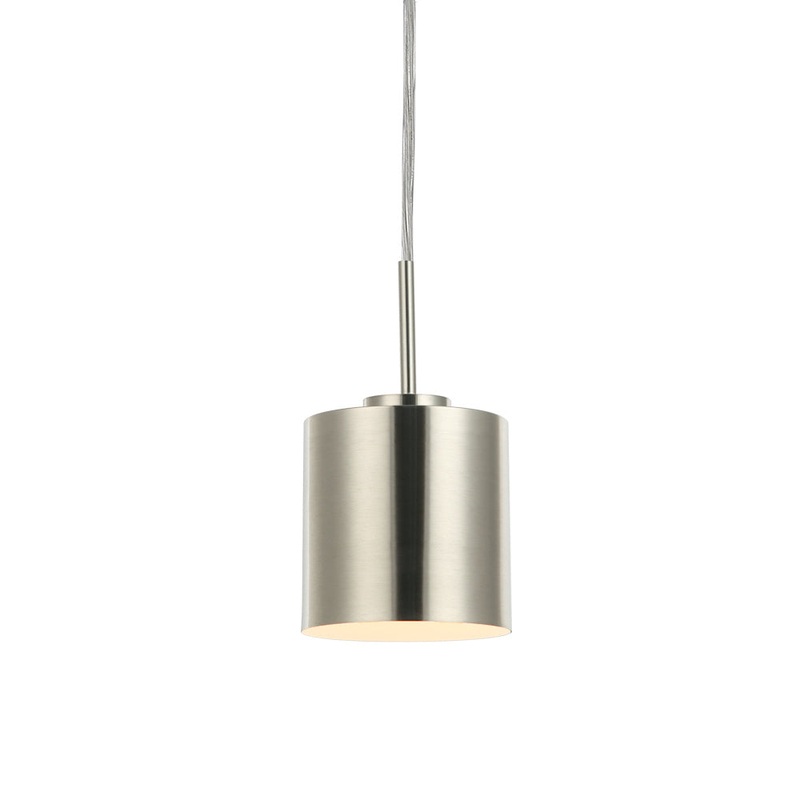 Andel One Light Pendant in Satin Nickel