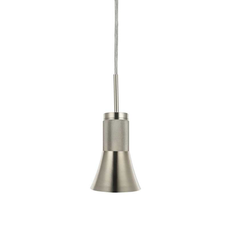 Axel One Light Pendant in Satin Nickel
