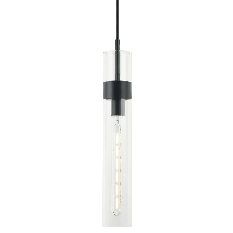 Cardero One Light Pendant in Matte Black