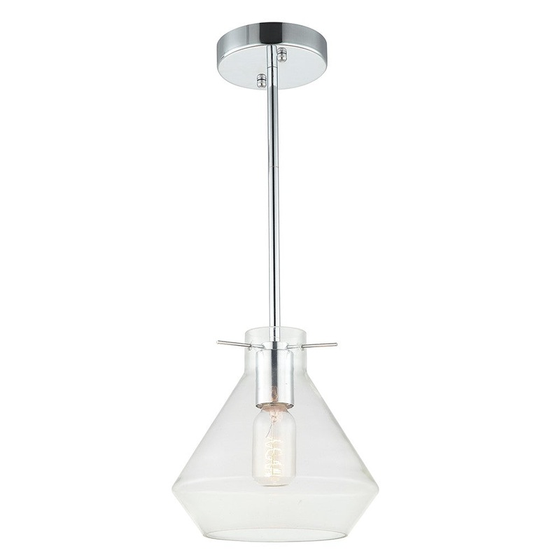 Carlo One Light Pendant in Polished Chrome