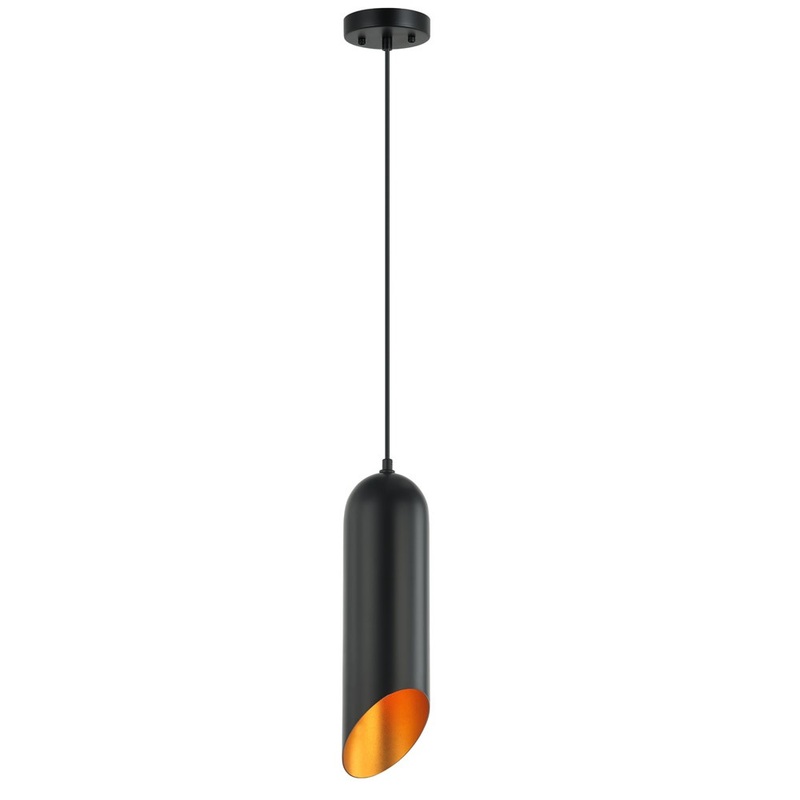 Fagaro One Light Mini Pendant in Matte Black