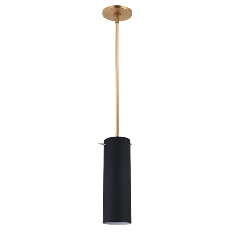 Fremont One Light Mini Pendant in Aged Brass