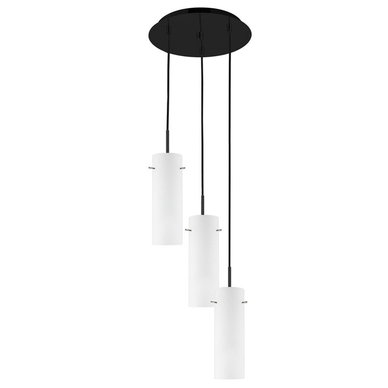 Fremont Three Light Pendant in Matte Black
