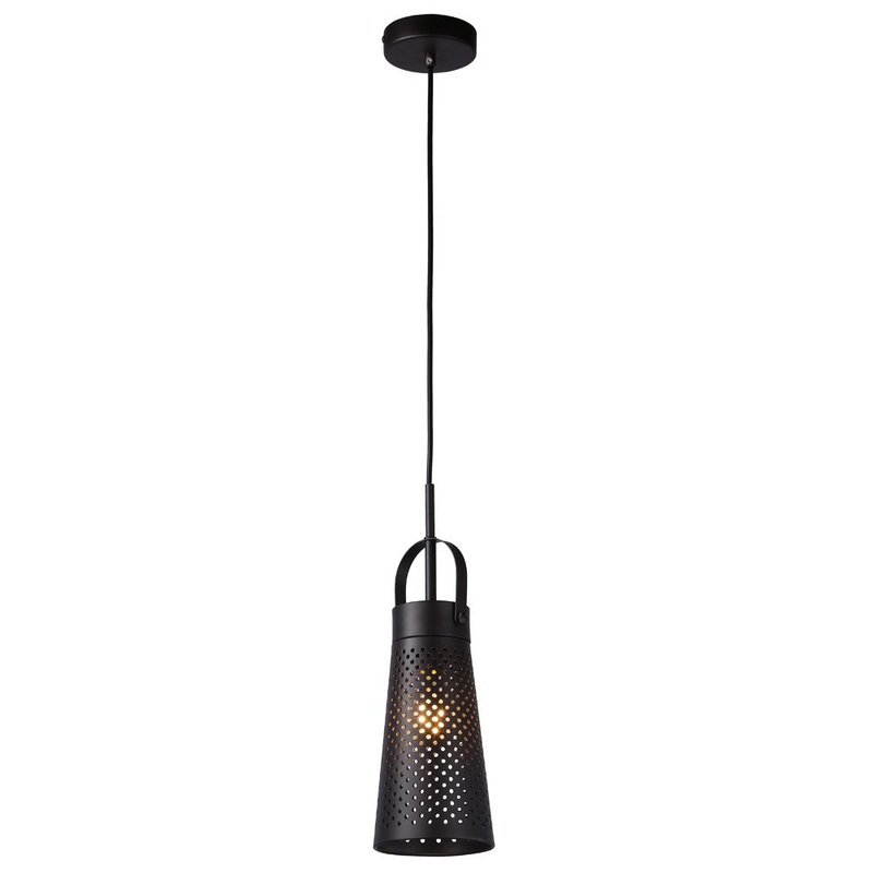 Hana One Light Mini Pendant in Matte Black