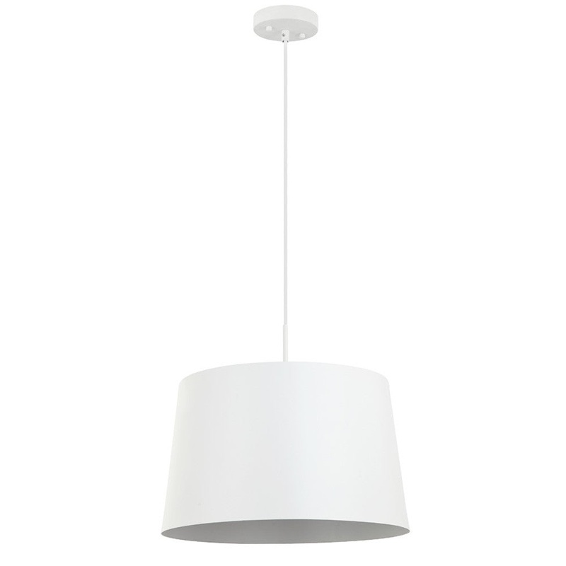 Kate Three Light Pendant in Matte White