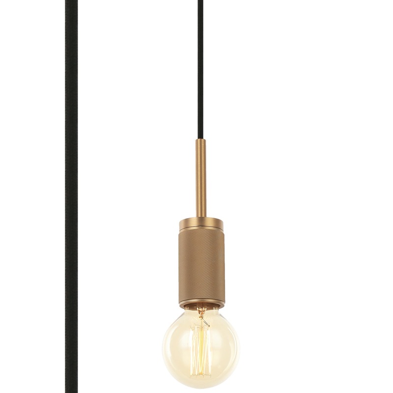 Keira One Light Pendant in Aged Brass