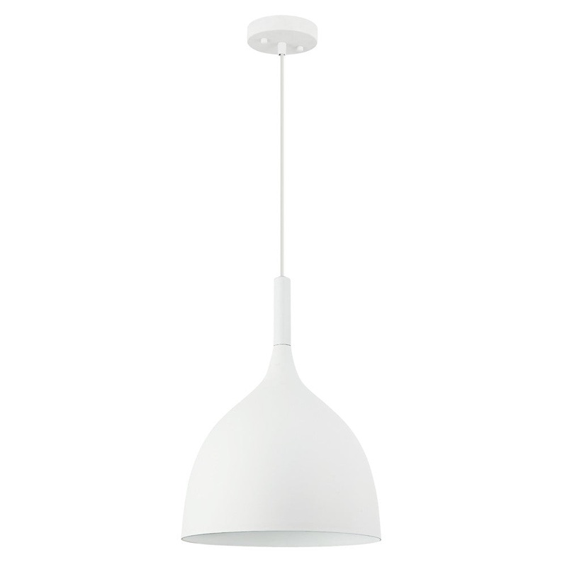 Manon One Light Pendant in Matte White