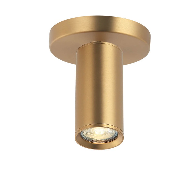Monty LED Flush Mount in Pharaoh Gold