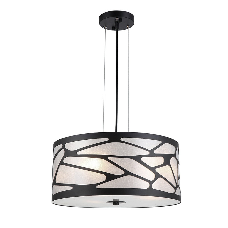 Peyton Four Light Pendant in Matte White