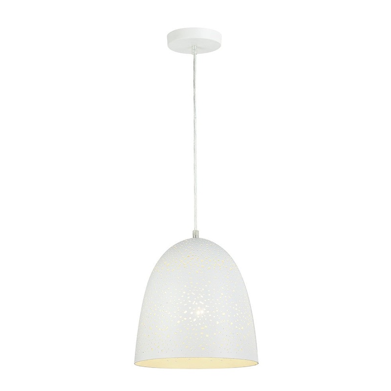 Pixie One Light Pendant in Matte White
