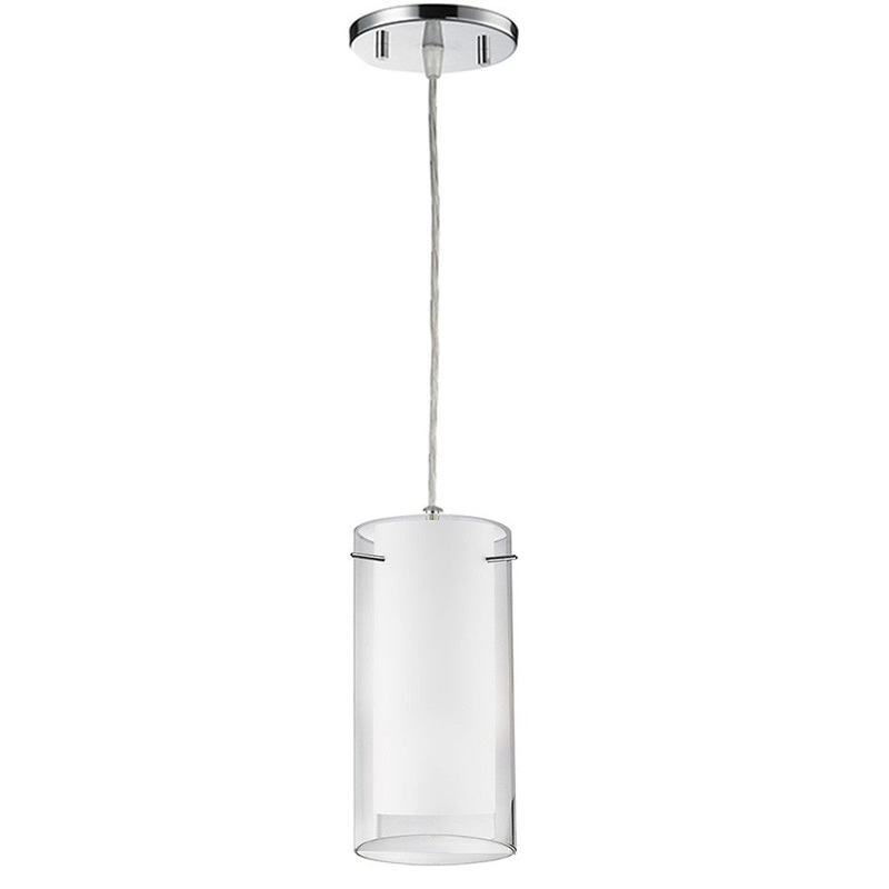 Plante One Light Pendant in Polished Chrome