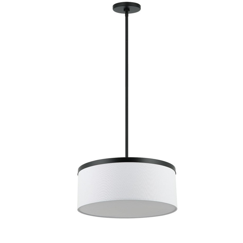 Reon Three Light Pendant in Matte Black