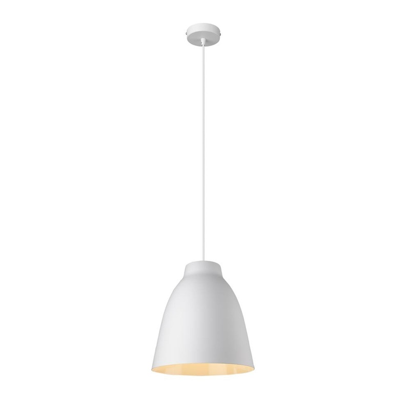 Tosca One Light Pendant in Matte White