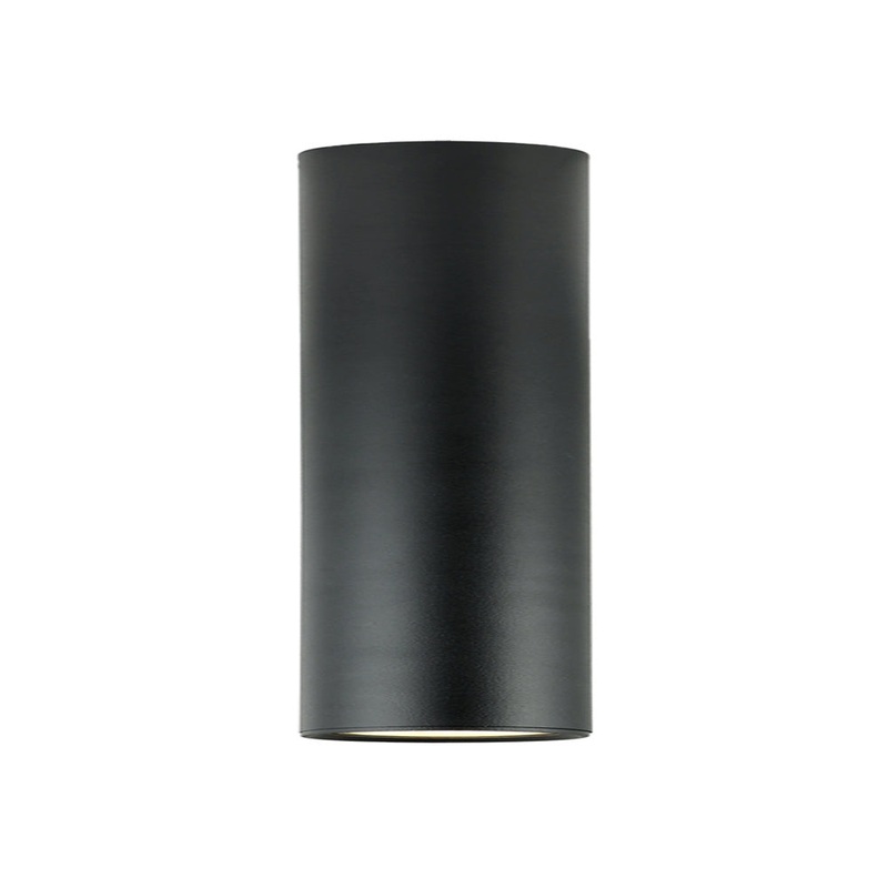 Bronx One Light Flush Mount in Matte Black