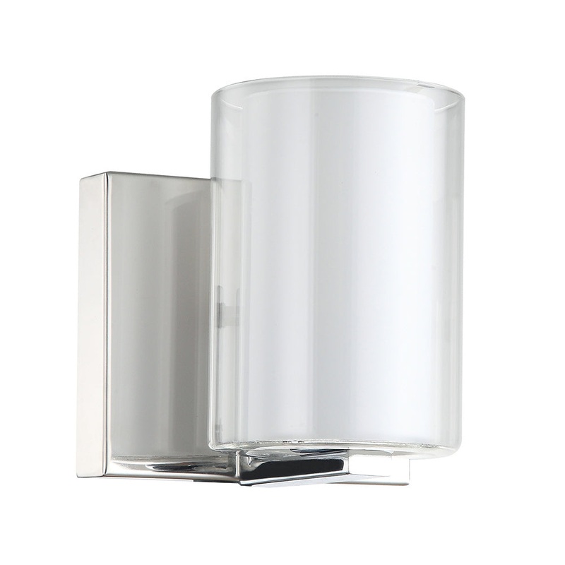 Dina One Light Wall Sconce in Polished Chrome