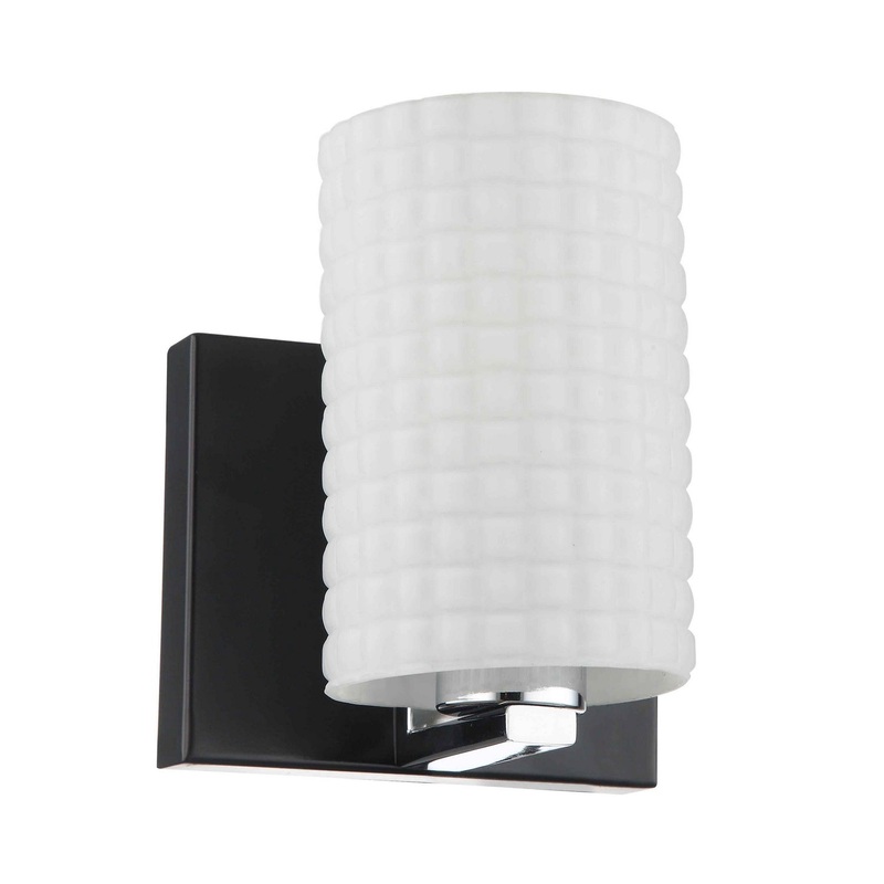 Maia One Light Wall Sconce in Matte Black