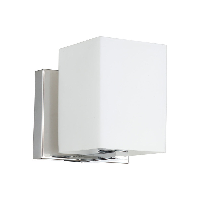 Matera One Light Wall Sconce in Polished Chrome