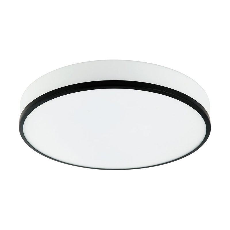 Nico Three Light Flush Mount in Matte Black