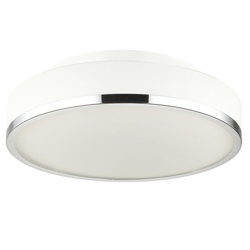 Nico Three Light Flush Mount in Polished Chrome