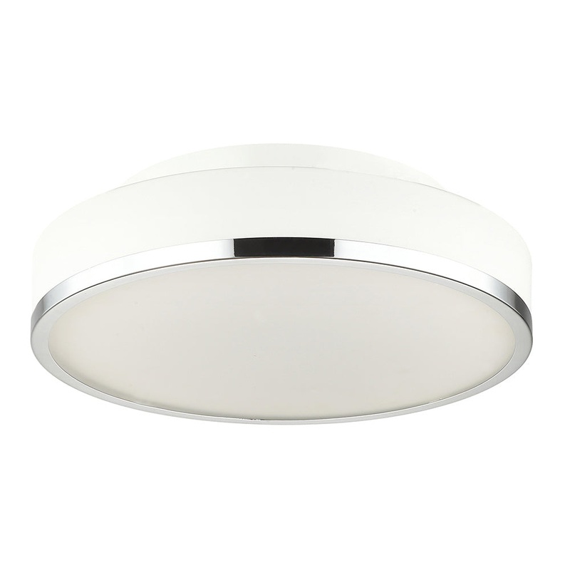 Nico Two Light Flush Mount in Polished Chrome