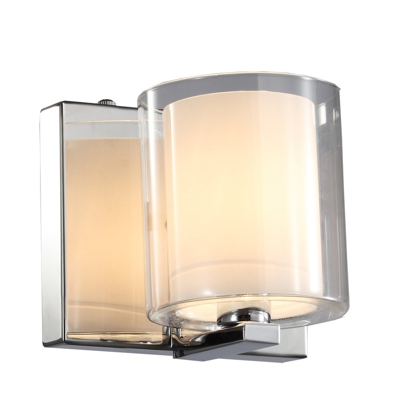 Ronde One Light Wall Sconce in Polished Chrome