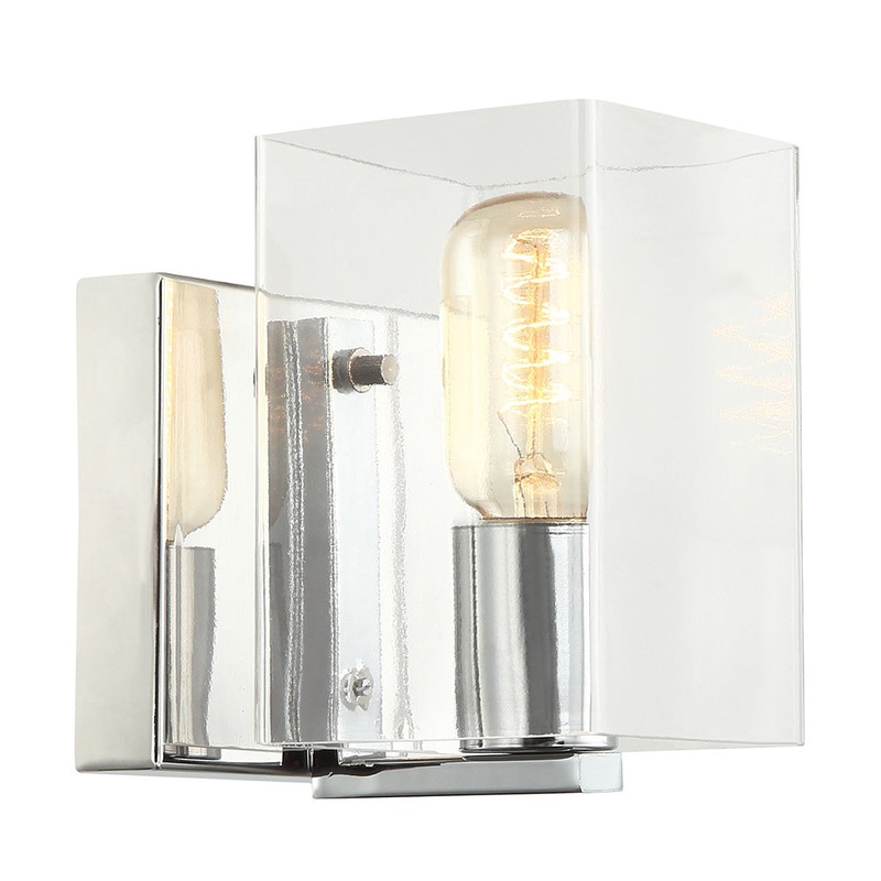 Theo One Light Wall Sconce in Matte Black