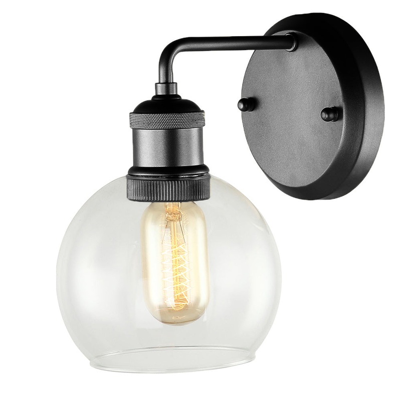 Tivoli One Light Wall Sconce in Matte Black