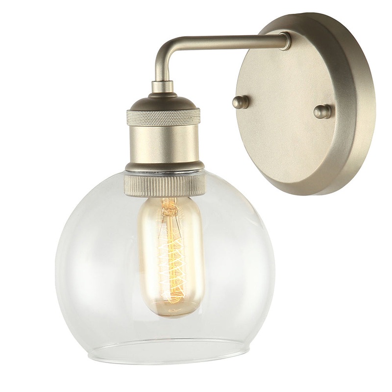 Tivoli One Light Wall Sconce in Winter Gold
