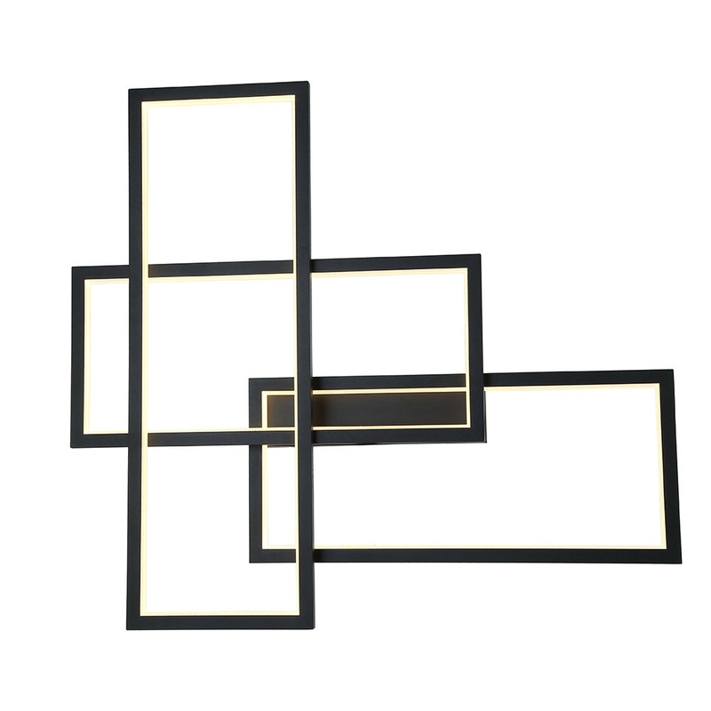 Tulza LED Wall Sconce in Matte Black